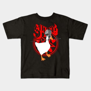 Untitled Goose Ghost Heavy Metal Band Parody For Gamers Kids T-Shirt